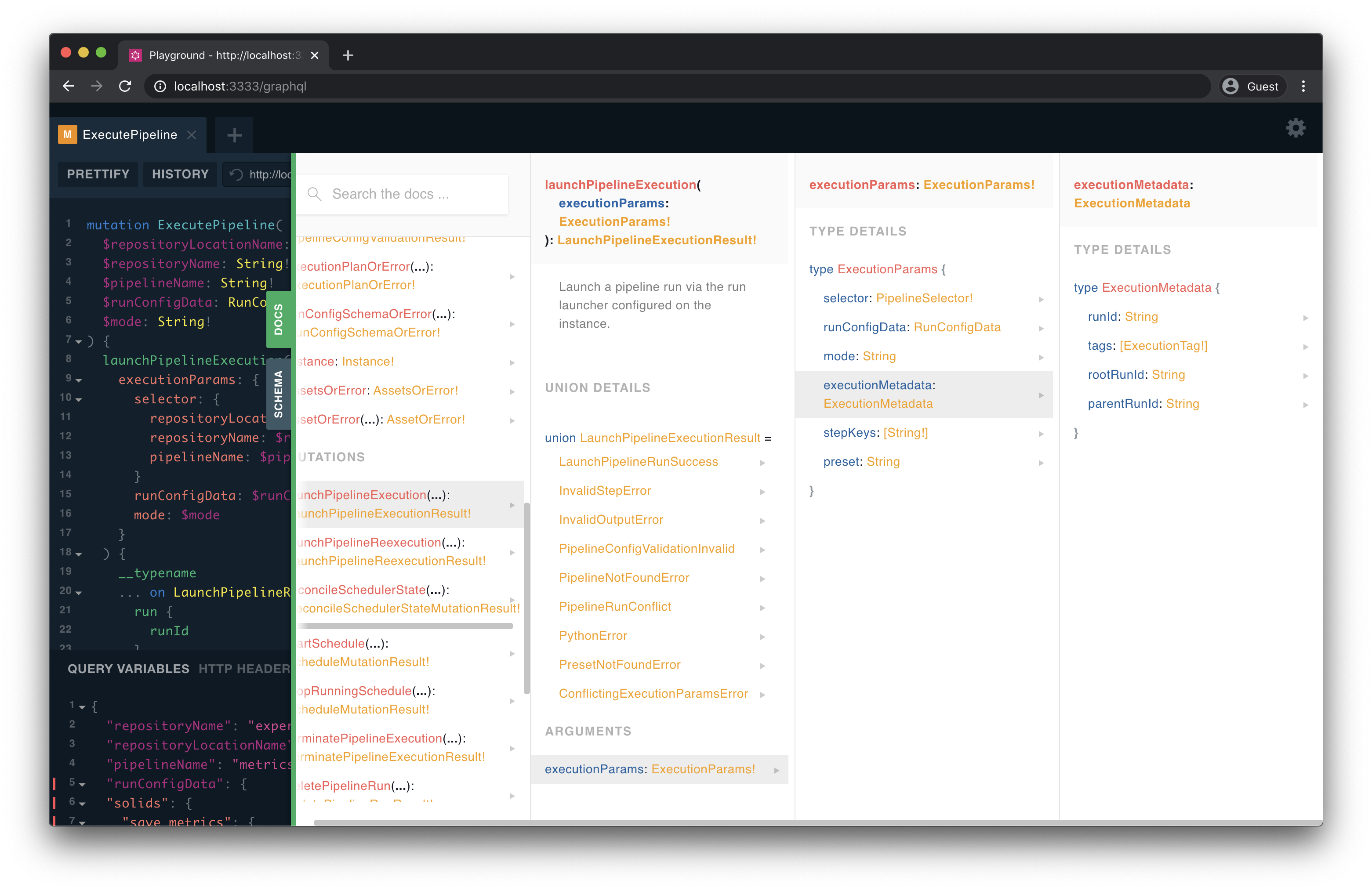 GraphQL Docs